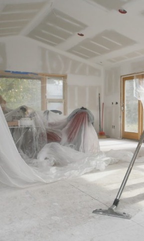 Post-construction/post-renovation cleaning North Carolina - Dust removal