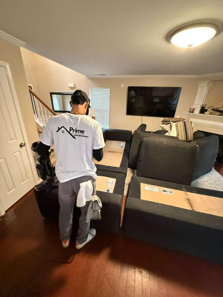 Prime Cleaning NC Team with uniform in Charlotte, NC
